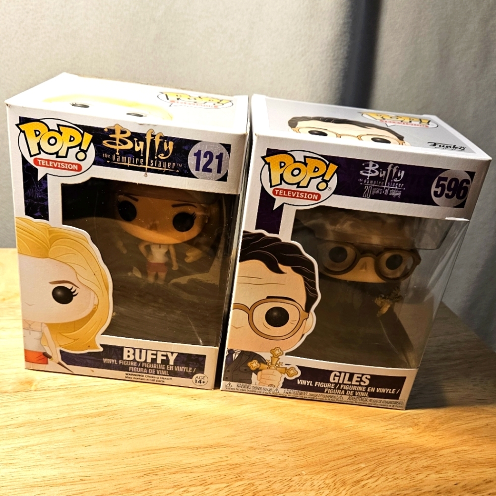 Buffy 121 Giles 596 Funko Pop Lot Vampire Slayer